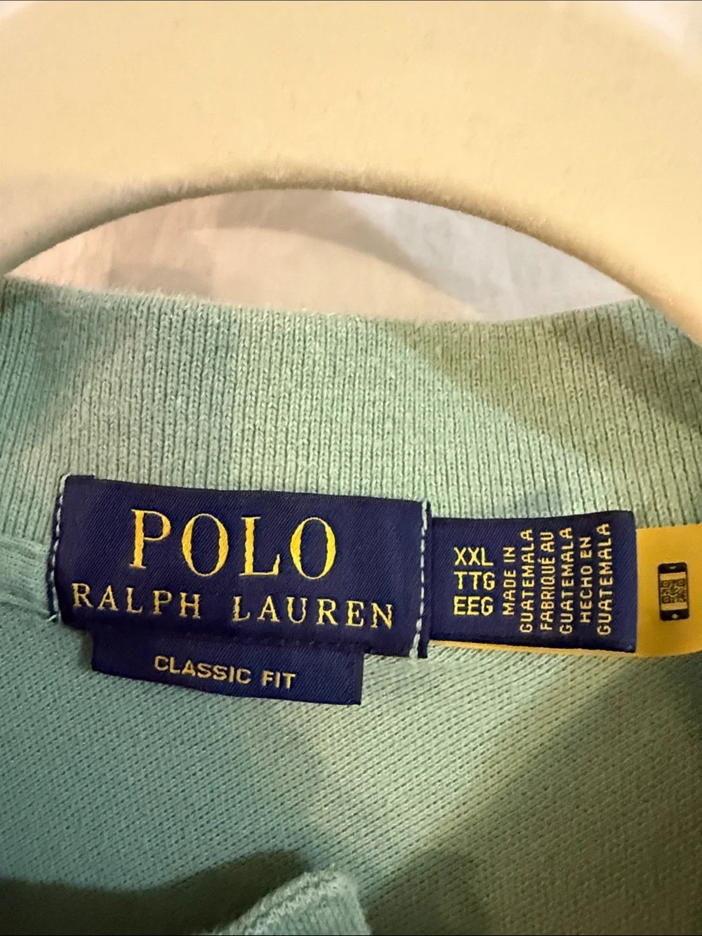 Polo Ralph Lauren Men XXL Classic Fit Green Cotton Short Sleeve Polo Shirt